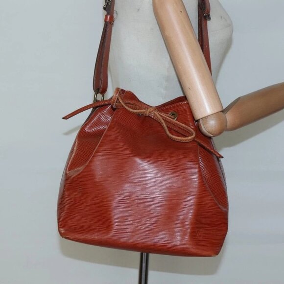 LOUIS VUITTON Epi Petit Noe Shoulder Bag Brown - Picture 1 of 15